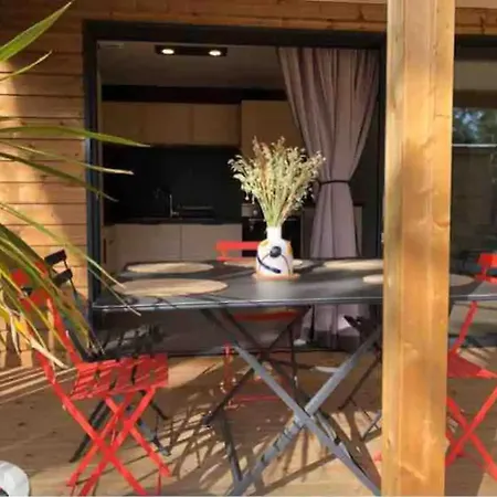 木屋 La Petite Bauloise - Piscine Sous Dome - Parking 盖朗德