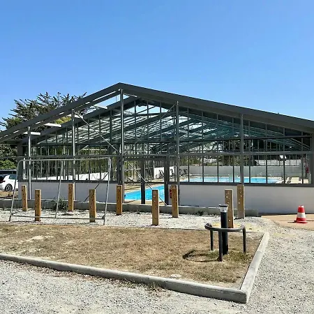 木屋 La Petite Bauloise - Piscine Sous Dome - Parking 盖朗德