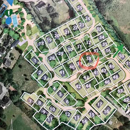 La Petite Bauloise - Piscine Sous Dome - Parking 木屋